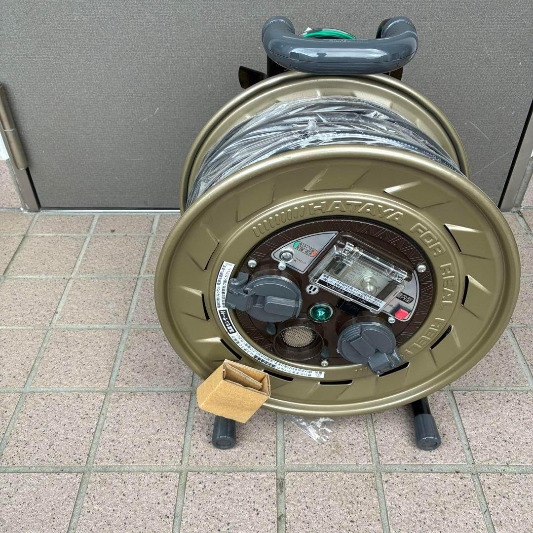 7-110　ハタヤ メタルセンサーリール MSB-301KX　HATAYA 送料無料 ハタヤ 金属感知機能付きコードリール30m(ブレーカー付